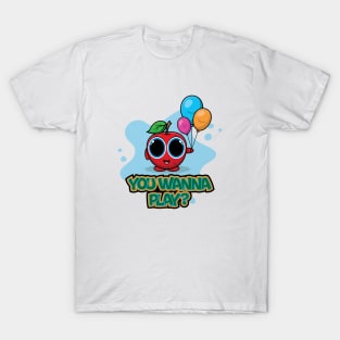 Wanna play with this cute apple? T-Shirt